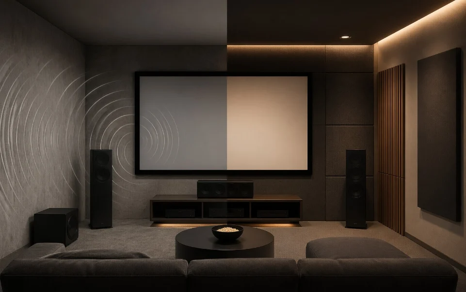 Soundproofing vs Acoustic Treatment