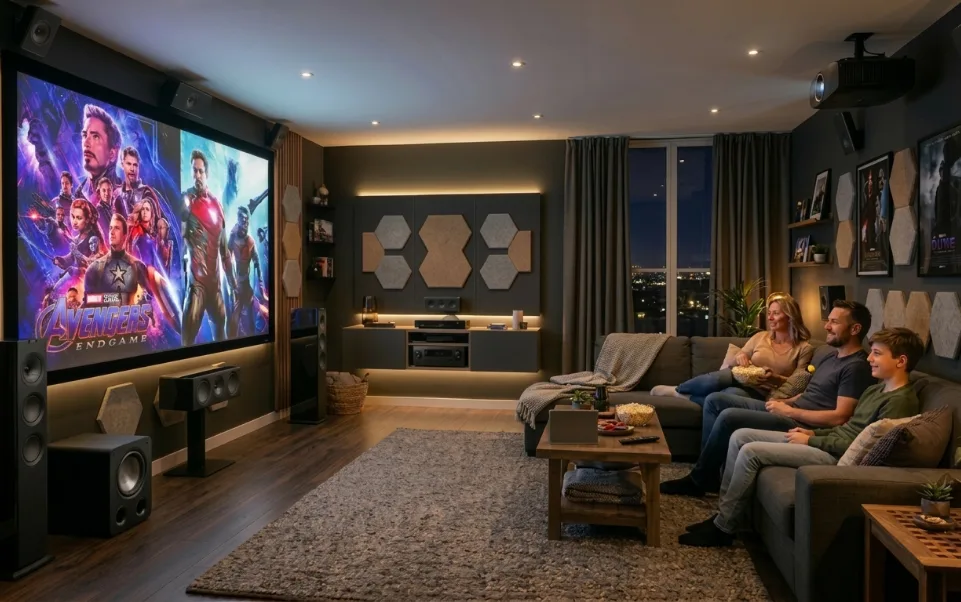 Living Room Home Theater Design