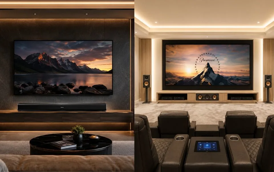 sound bar vs home theatre system