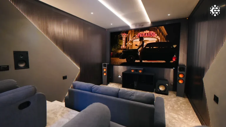 Dedicated Home Theater Installation in a Renovated 25-Year-Old Kerala Home