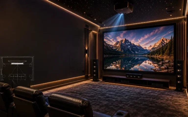 How to Choose the Right Home Theater Project Screen Size for Your Room?
