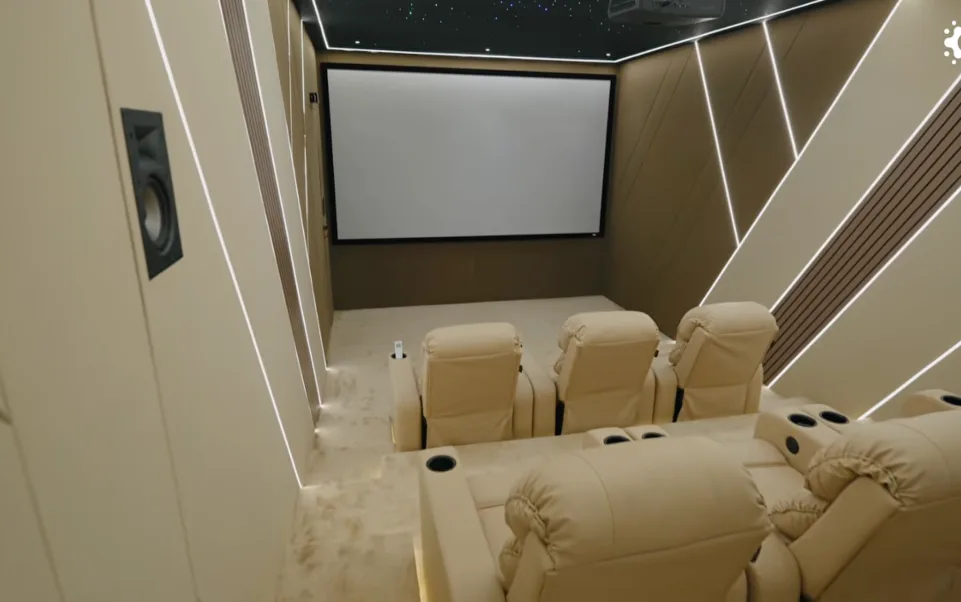 custom home theater installation in Bangalore