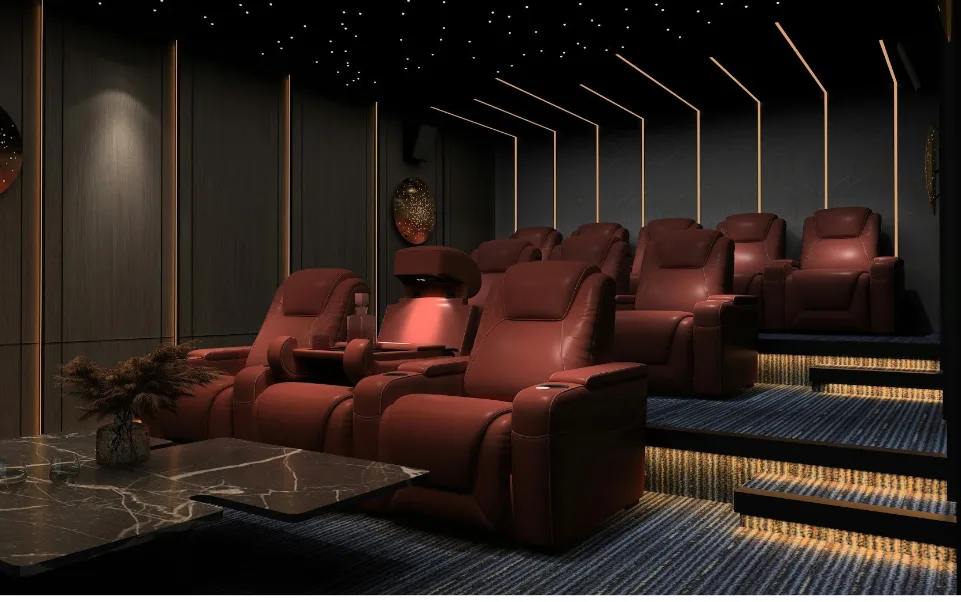 theater room in house